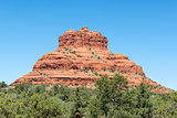 View of Bell Rock from Red Rock Scenic Byway in Sedona, Arizona