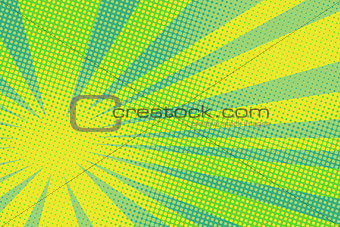 green yellow pop art background