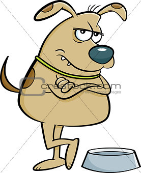 Image 7513540: Cartoon Mad Dog. from Crestock Stock Photos