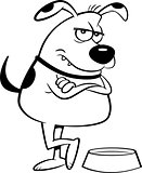 Cartoon Mad Dog.