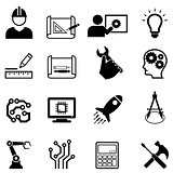 Engineering and design web icons