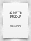 A2 White Poster Mock-up