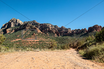 View from Schnebly Hill Road in Sedona, Arizona