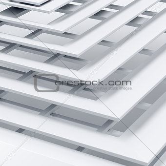 Abstract background with square layers