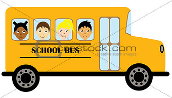 Vector School Bus