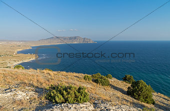 The Black Sea coast. Crimea, September.