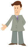 businessman cartoon character illustration