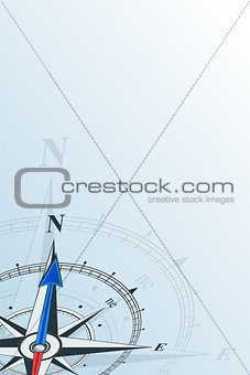 compass north background vector illustration