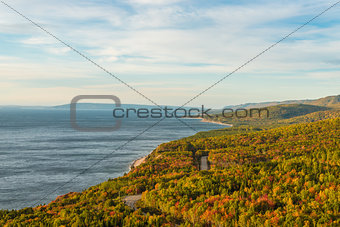 Cabot Trail scenic view 