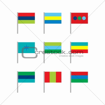 Nine flags