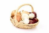 Onions in a basket