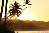 Beautiful Sunset in Caribbean