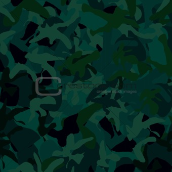 Blue Green Camouflage 
