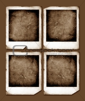 Vintage Polaroid frames