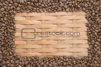 Coffee in grains.