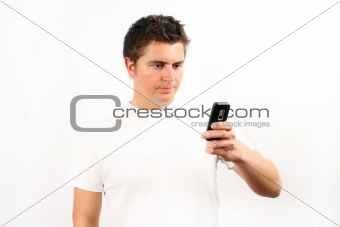 man with phone