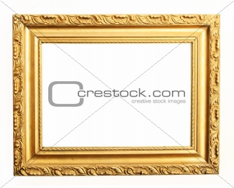 gold frame clipping path
