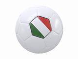 Ball with flag of the Italy