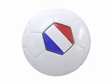 Ball with flag of the France
