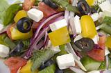 close-up of salad