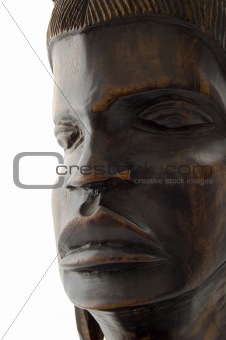 wooden face