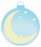 star and moon ornament
