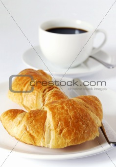 croissants and coffee