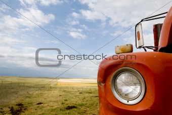 Grain Truck Abstract