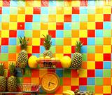 Colour wall and Fruit