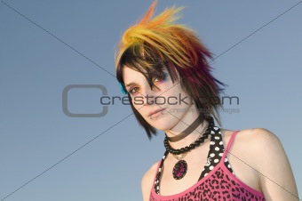 Young Punk Woman