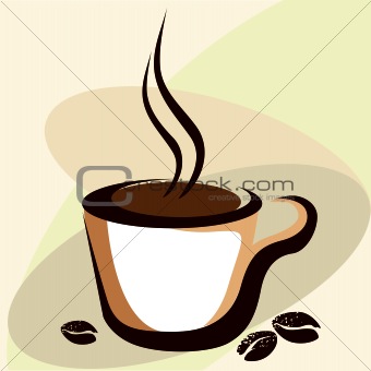 Steaming Coffee Cup
