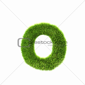grass lower-case letter