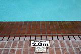 pool depth sign 