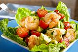 Avocado shrimp salad