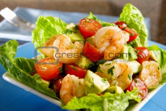 Avocado shrimp salad