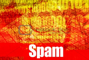Spam Email Alert Warning Message