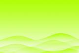 Abstract green wavy soothing background 