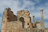 Ancient roman arc with columns 
