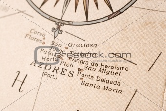 Azores map detail