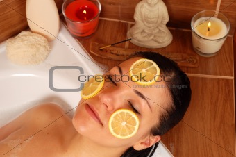 woman relaxing in bath #15