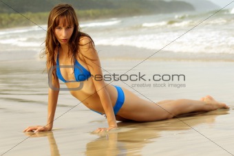 sexy woman on the beach