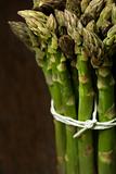 Bunch of asparagus closeup