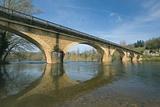 Bridge over the river Dordogna in France