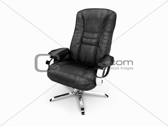Leather armchair for chief and boss