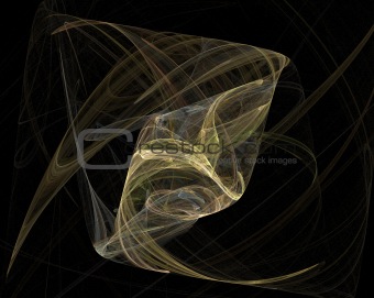 Abstract diamond shape fractal