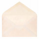 Open vintage envelope