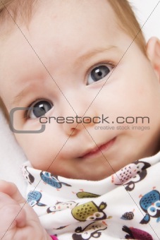 portrait of little baby