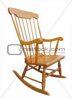 Old Wooden Rocking Chair