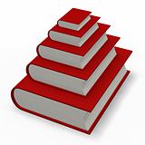 book or dictionary pyramid