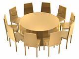 chairs round table